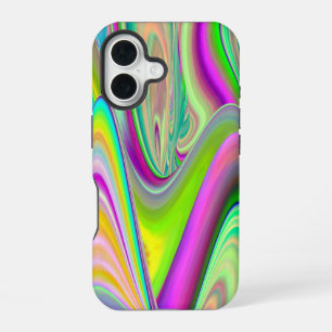 Spirit of Summer Breeze , Abstract 3D Rainbowart iPhone 16 Case