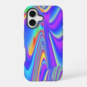 Spirit of Summer Breeze , Abstract 3D Rainbowart iPhone 16 Case