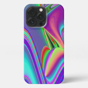 Spirit of Summer Breeze , Abstract 3D Rainbowart iPhone 13 Pro Case