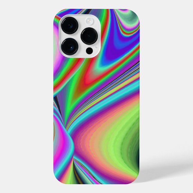 Spirit of Summer Breeze , Abstract 3D Rainbowart iPhone Case (Back)
