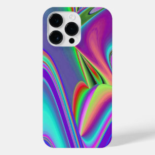 Spirit of Summer Breeze , Abstract 3D Rainbowart iPhone 14 Pro Max Case