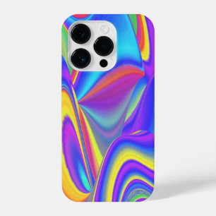 Spirit of Summer Breeze , Abstract 3D Rainbowart iPhone 14 Pro Case