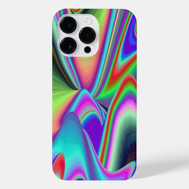 Spirit of Summer Breeze , Abstract 3D Rainbowart iPhone Case (Back)