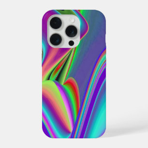 Spirit of Summer Breeze , Abstract 3D Rainbowart iPhone 15 Pro Case