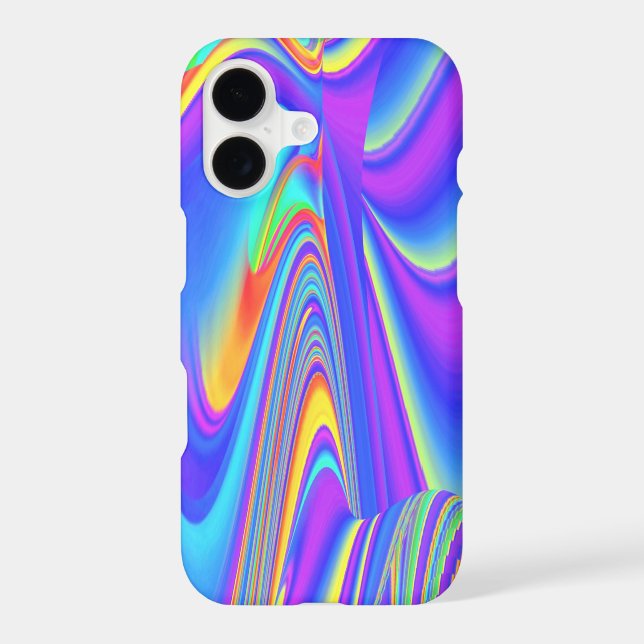 Spirit of Summer Breeze , Abstract 3D Rainbowart iPhone Case (Back)