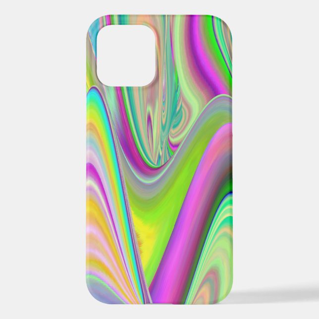 Spirit of Summer Breeze , Abstract 3D Rainbowart iPhone Case (Back)