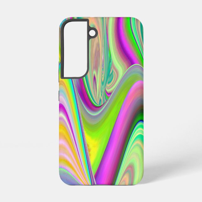 Spirit of Summer Breeze , Abstract 3D Rainbowart Samsung Galaxy S22 Case (Back)
