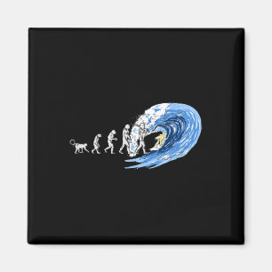 Spirit Of Surfing Evolution Of Man Magnet