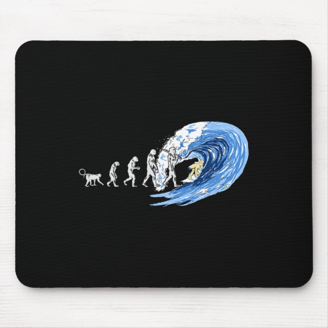 Spirit Of Surfing Evolution Of Man  Mouse Pad (Front)