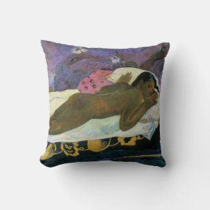 Spirit of the Dead Watching, Gauguin Throw Pillow