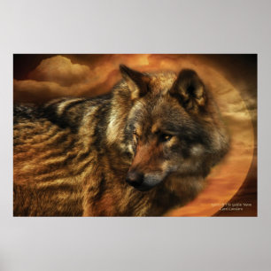 Spirit Of The Golden Moon Poster/Print Poster