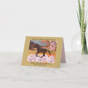 spirit of the horse returns to God Card
