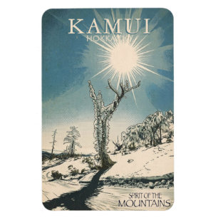 spirit of the mountains KAMUI Ski Links Hokkaido Magnet