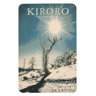 spirit of the mountains - KIRORO Hokkaido Magnet