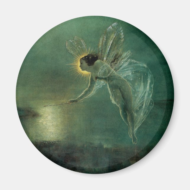 Spirit of the Night by Grimshaw, Victorian Fairy Magnet (Front)