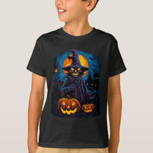 Spirit Of The Night Halloween Scary Spooky Ghost T-Shirt