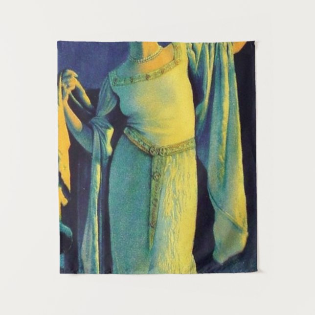 Spirit Of The Night - Maxfield Parrish Tapestry (Front)