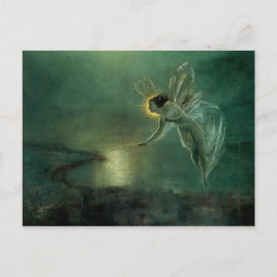 Spirit of the Night Victorian Fairy Art Postcard
