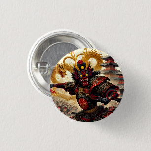 Spirit of the Samurai Button