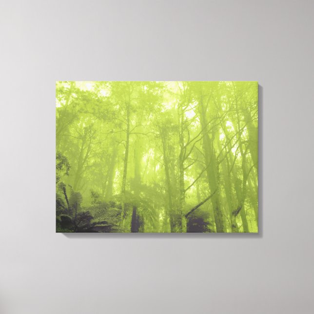 Spirit of the trees green hue triptych print (Front)
