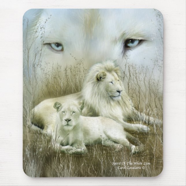 Spirit Of The White Lions Mousepad (Front)