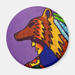 Spirit of Wolf 3 by Piliero Magnet