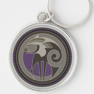 Spirit Of Wolf Keychain