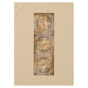 Spirit Of Yin & Yang grunge + your ideas Tablecloth