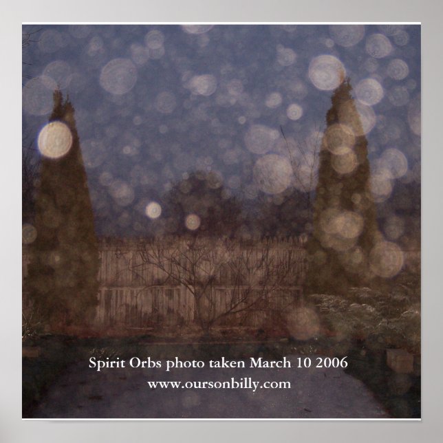 Spirit orb canves poster (Front)