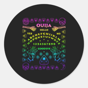 Spirit Ouija Board Pastel Goth Witchcraft Witch Wi Classic Round Sticker