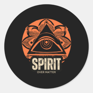 Spirit Over Sticker1 Classic Round Sticker