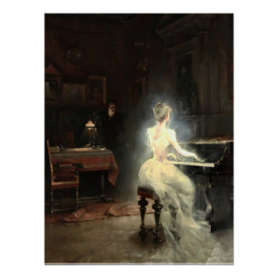 Spirit par George Roux 1885 Affiche Brillante