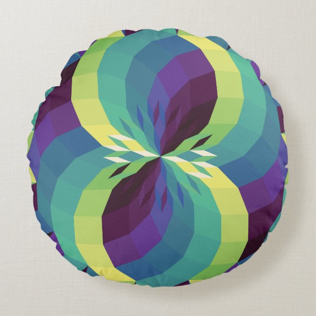 Spirit Pattern 888 Round Pillow (Front)