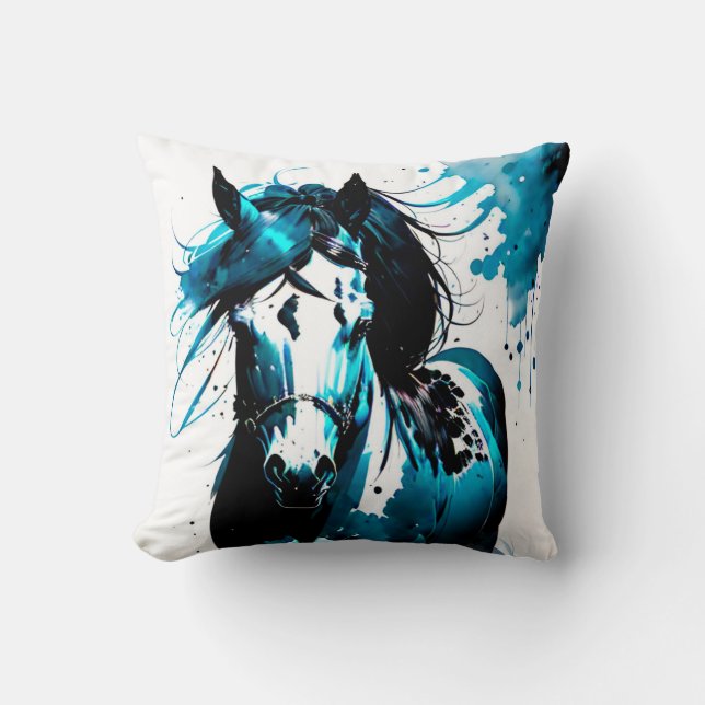 Spirit Pony 15 Throw Pillow (Front)