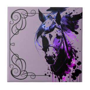 Spirit Pony 3 Lavender Tile