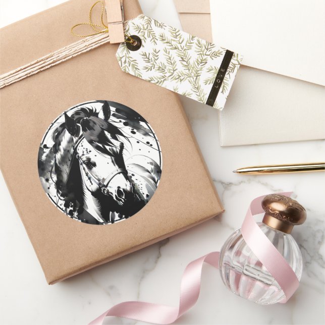 Spirit Pony 7 Classic Round Sticker (Gifting)