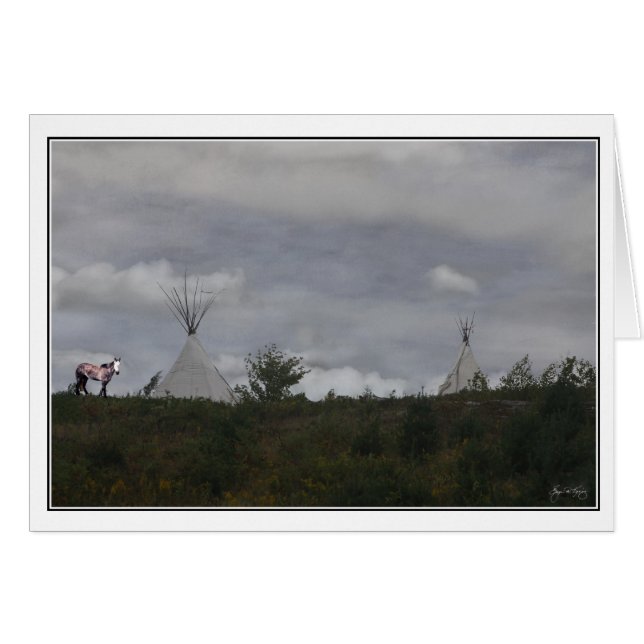 Spirit Pony avec Tepees (Devant horizontal)