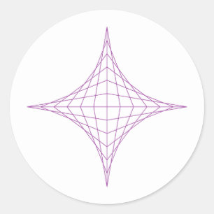 Spirit (purple) classic round sticker