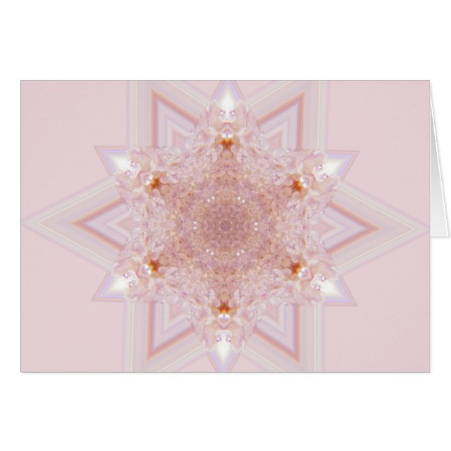 Spirit Quartz (mandala) coeur chakra (Devant horizontal)