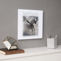 Spirit Ranch Cover Art Spirit Horse Clock
