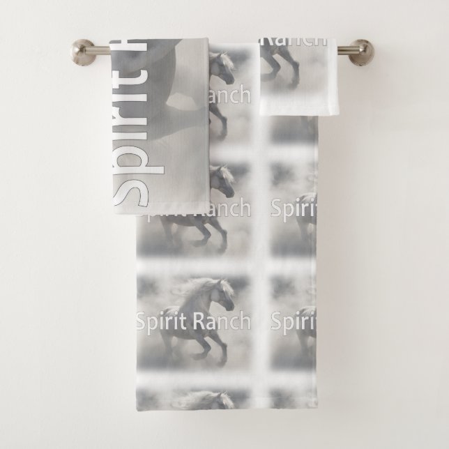 Spirit Ranch Spirit Horse Towel Set (En situation)