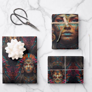 Spirit Realms – Mystical Native American Fantasy  Wrapping Paper Sheet