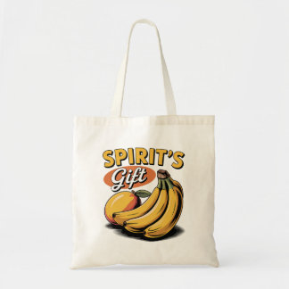 Spirit’s Gift Banana Mango Retro Faith Tee Tote Bag
