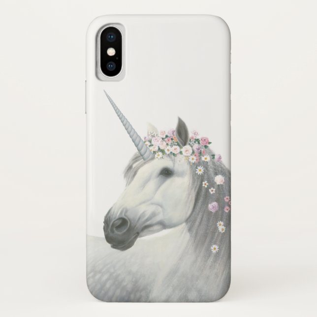 Spirit Unicorn with Flowers in Mane Case-Mate iPhone Case (Back)