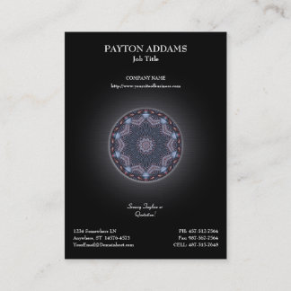 Spirit Wheel Artwork • Vertical Business Card