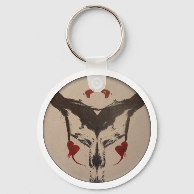 Spirit Wolf Keychain (Front)