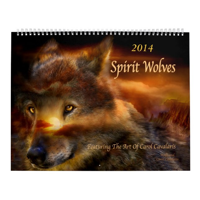Spirit Wolves Art Calendar 2014 (Cover)