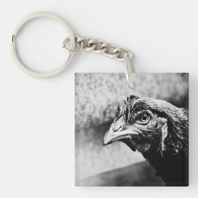 spirits and chickens keychain (Front)