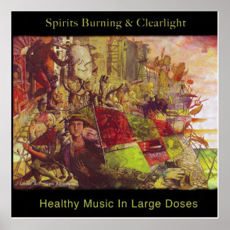 Spirits Burning & Clearlight Healthy Music Poster