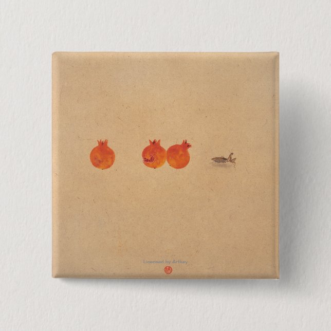 Spirits in the Heaven and Earth Series No.5 2 Inch Square Button (Front)